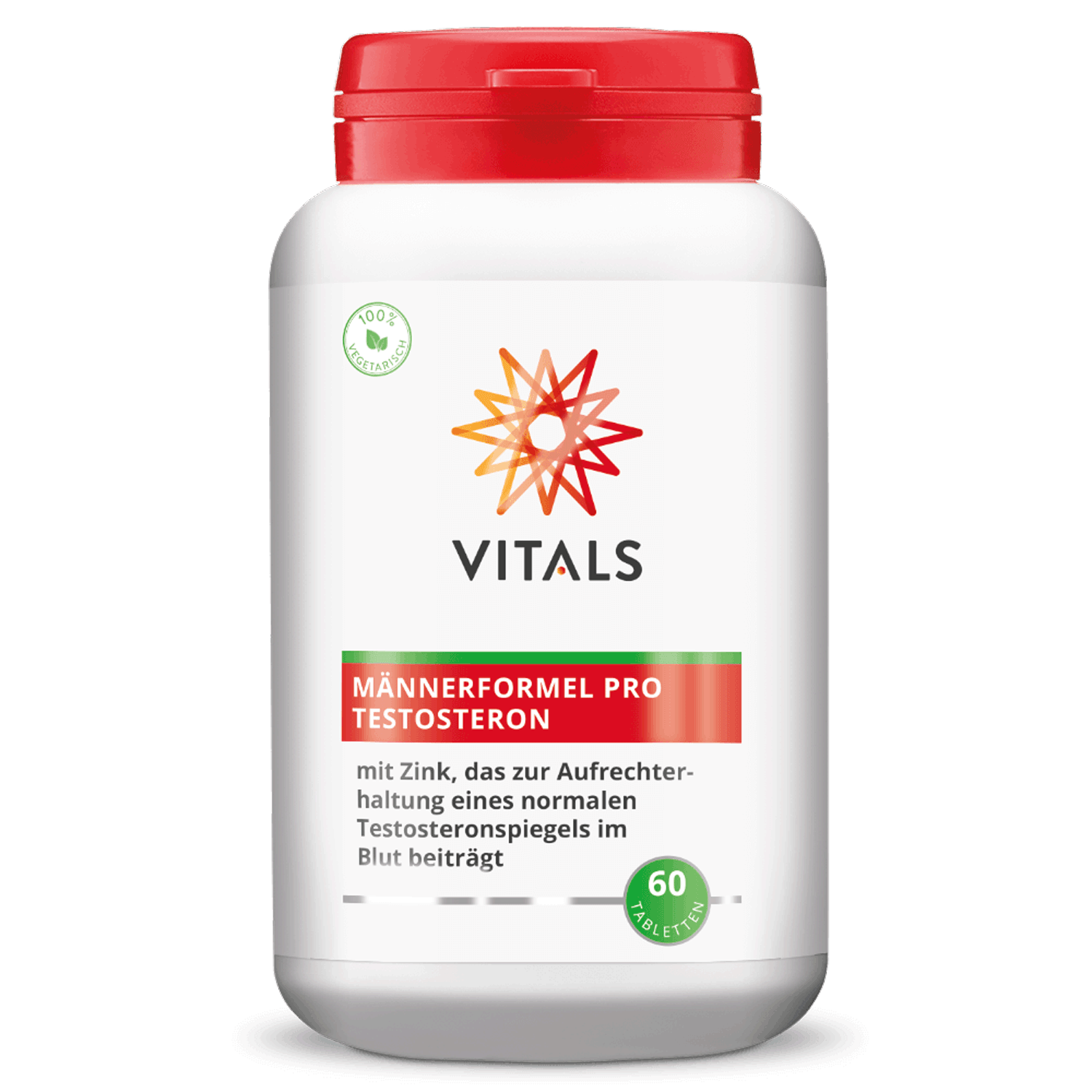Vitals Männerformel Pro Testosteron, 60 Tabletten Potenz EAN: 8716717004140