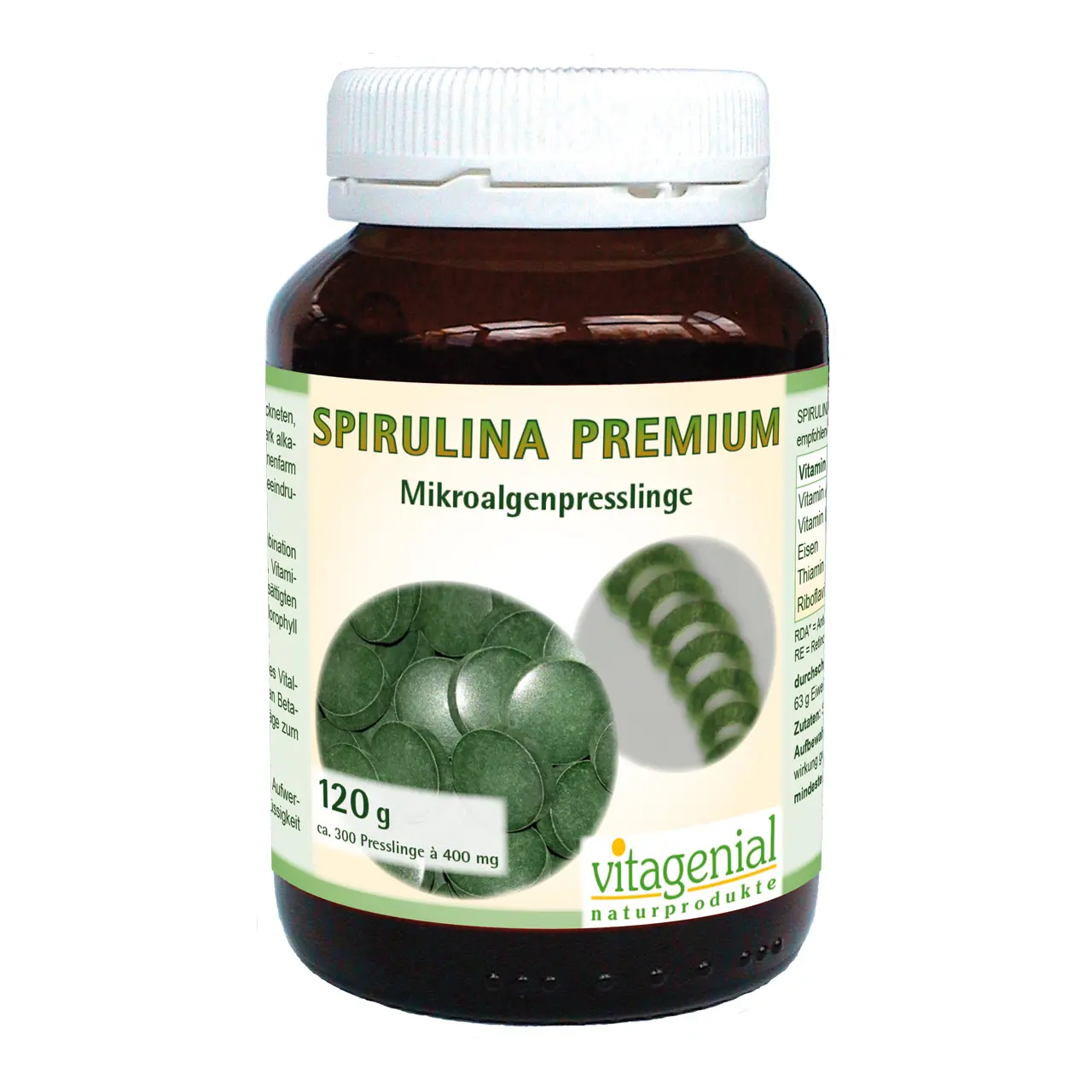 Vitagenial Spirulina Premium, 300 Presslinge Immunsystem EAN: 4260463083132