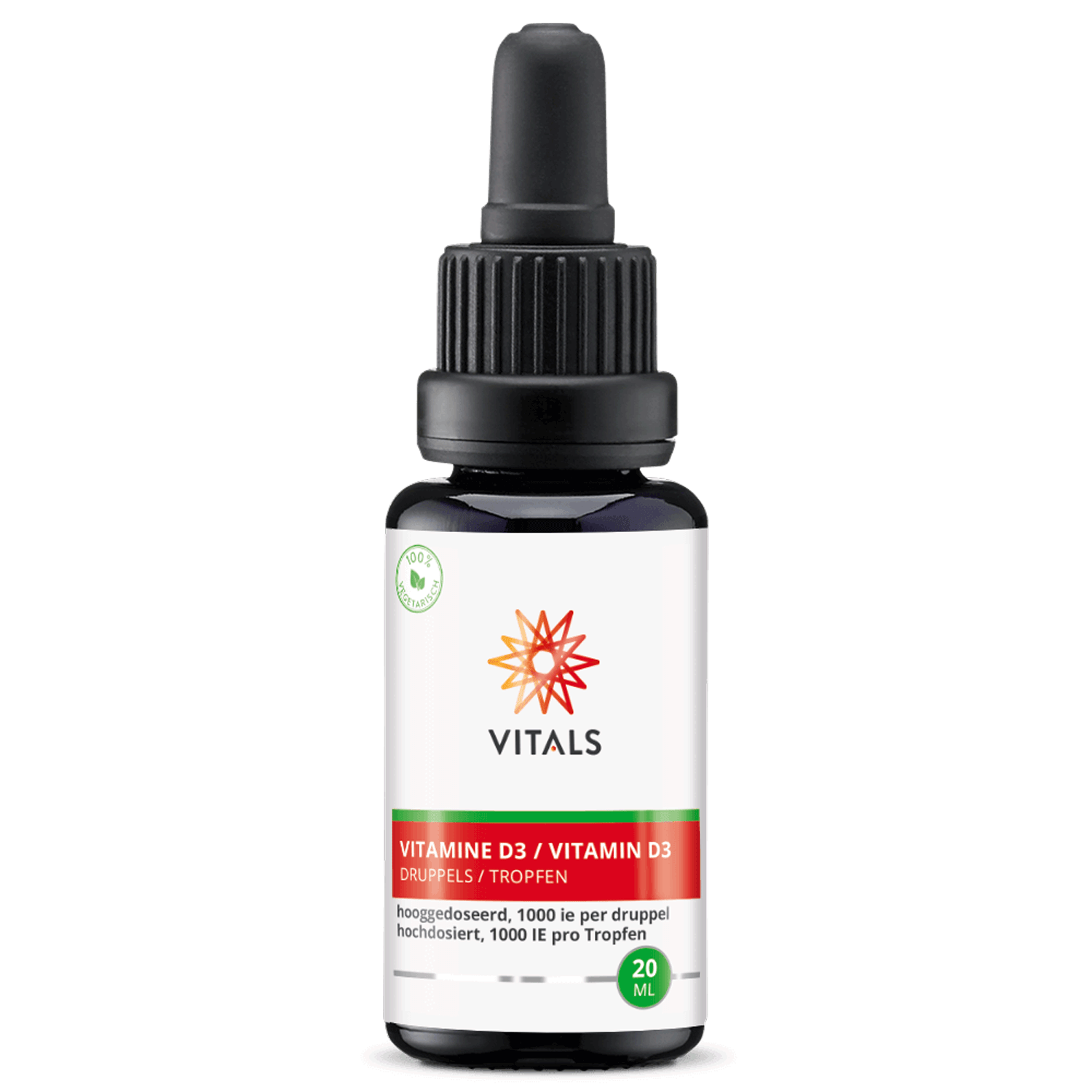 Vitals Vitamin D3 1000 IE, 700 Tropfen Vitamin D3 flüssig Tropfen EAN: 8716717004645