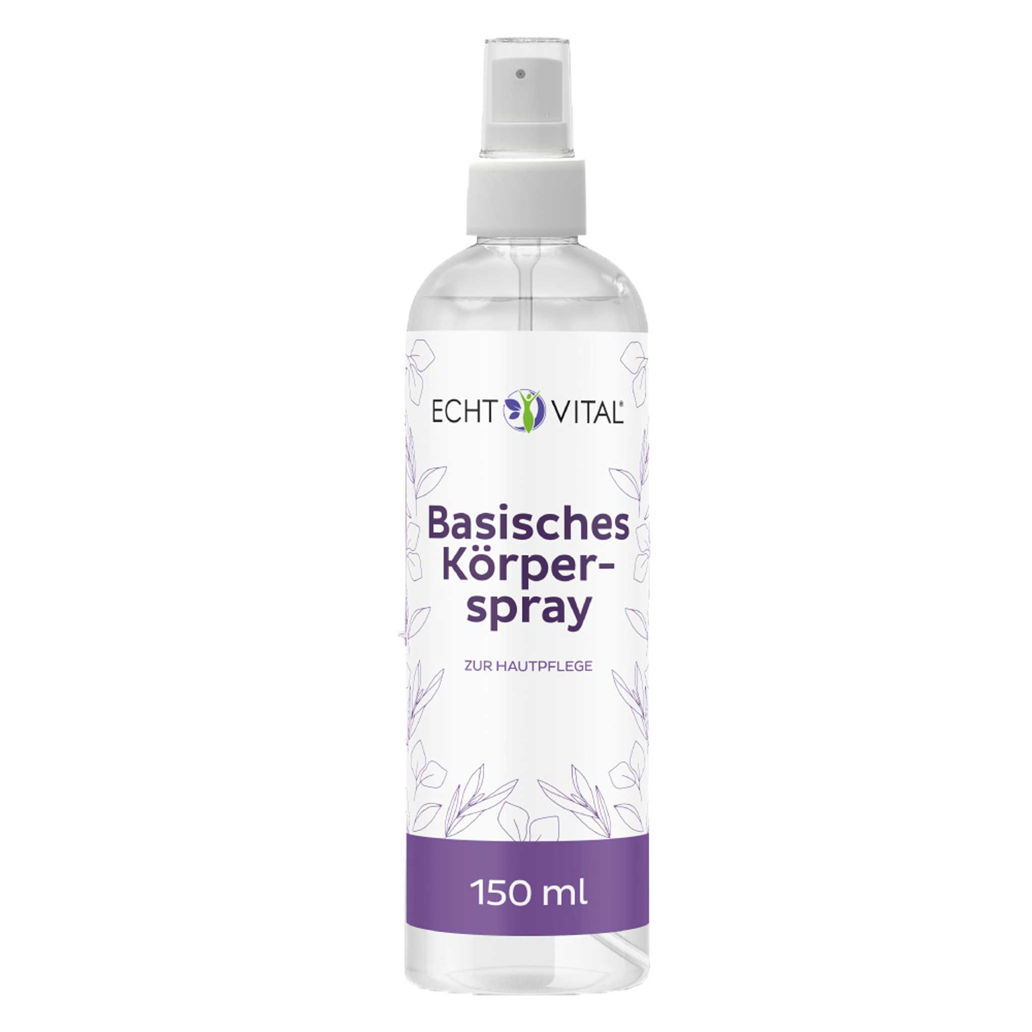 Basisches Körperspray Echt Vital 150 ml Basisches Körperspray von Echt Vital beinhaltet 150 Milliliter
