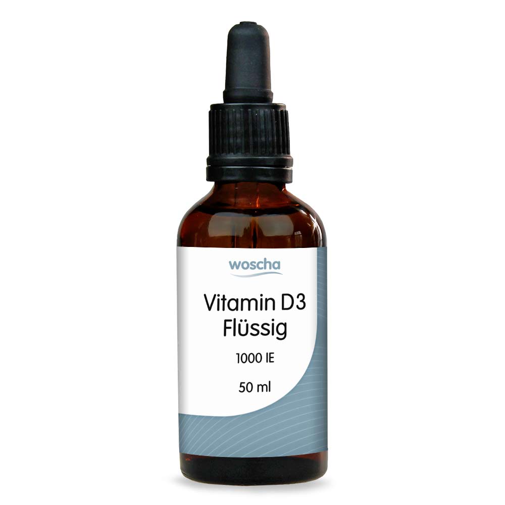 Woscha Vitamin D3 Flüssig, 50 ml Vitamin D3 flüssig Tropfen EAN: 8717729190982