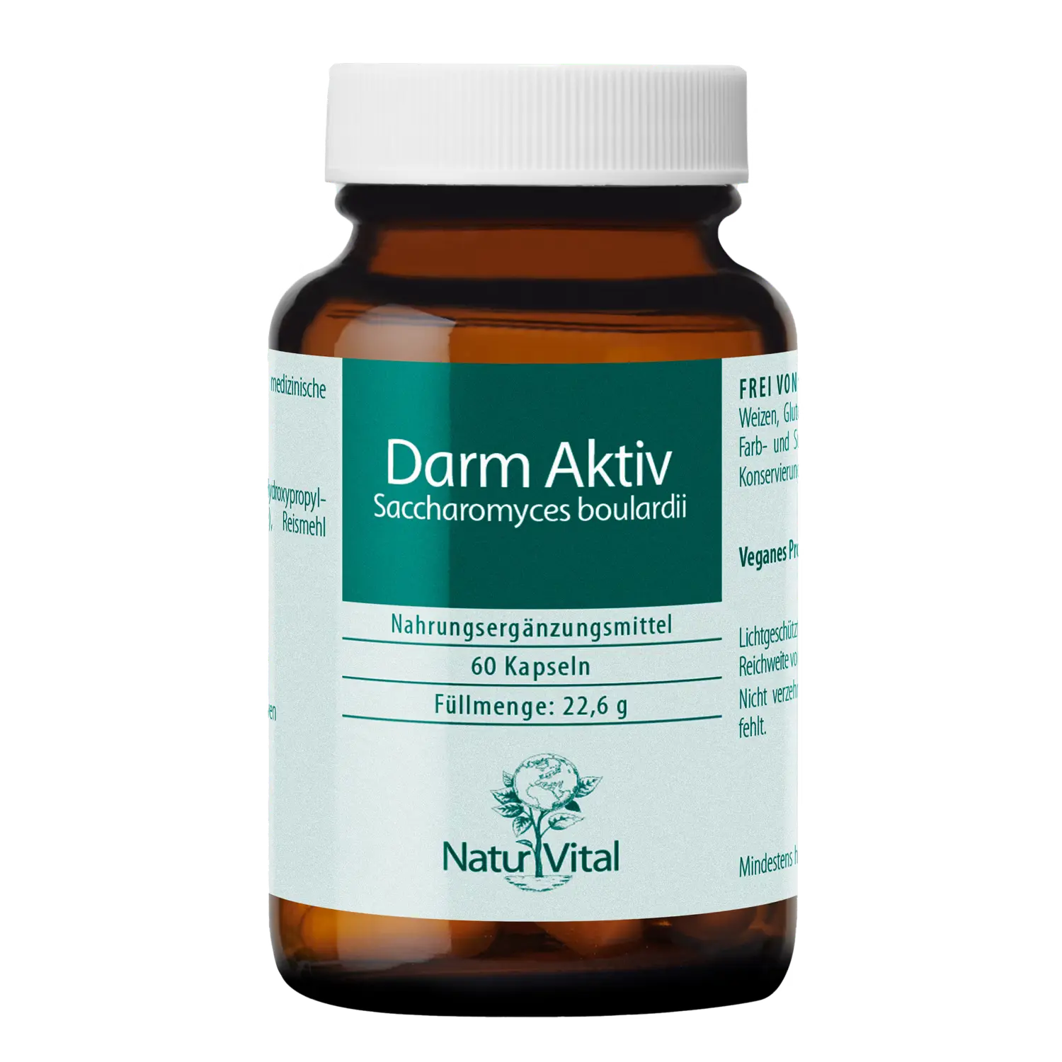 Darm Aktiv von Natur Vital beinhaltet 60 Kapseln
