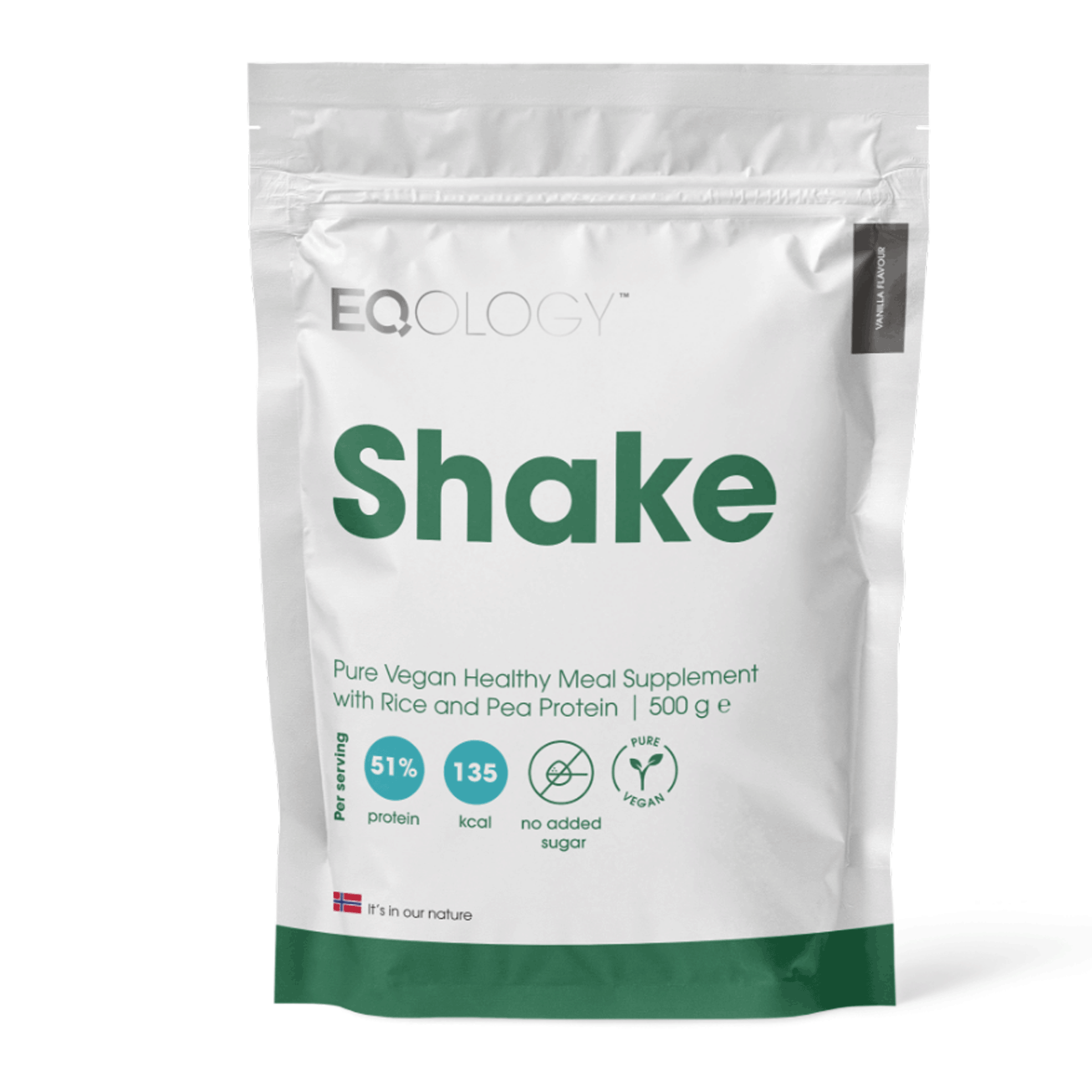 Eqology Pure Vegan Shake, 500 g