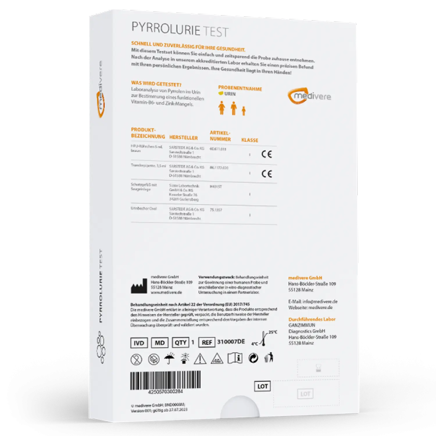 Pyrrolurie Test