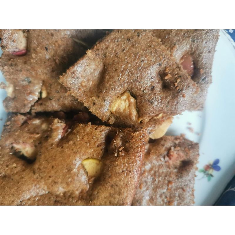 Apfel-Birnenkuchen mit Eichelmehl